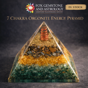 7 Chakra Orgonite Energy Pyramid